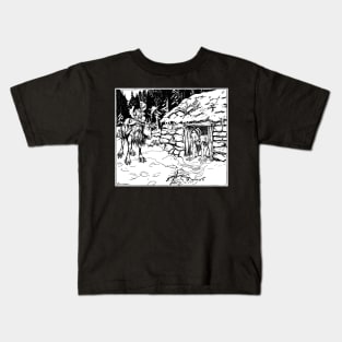 The Snow Queen - Arthur Rackham Kids T-Shirt